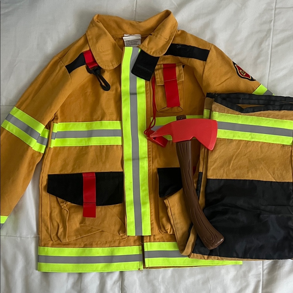 Kids Firefighter Costume with Axe